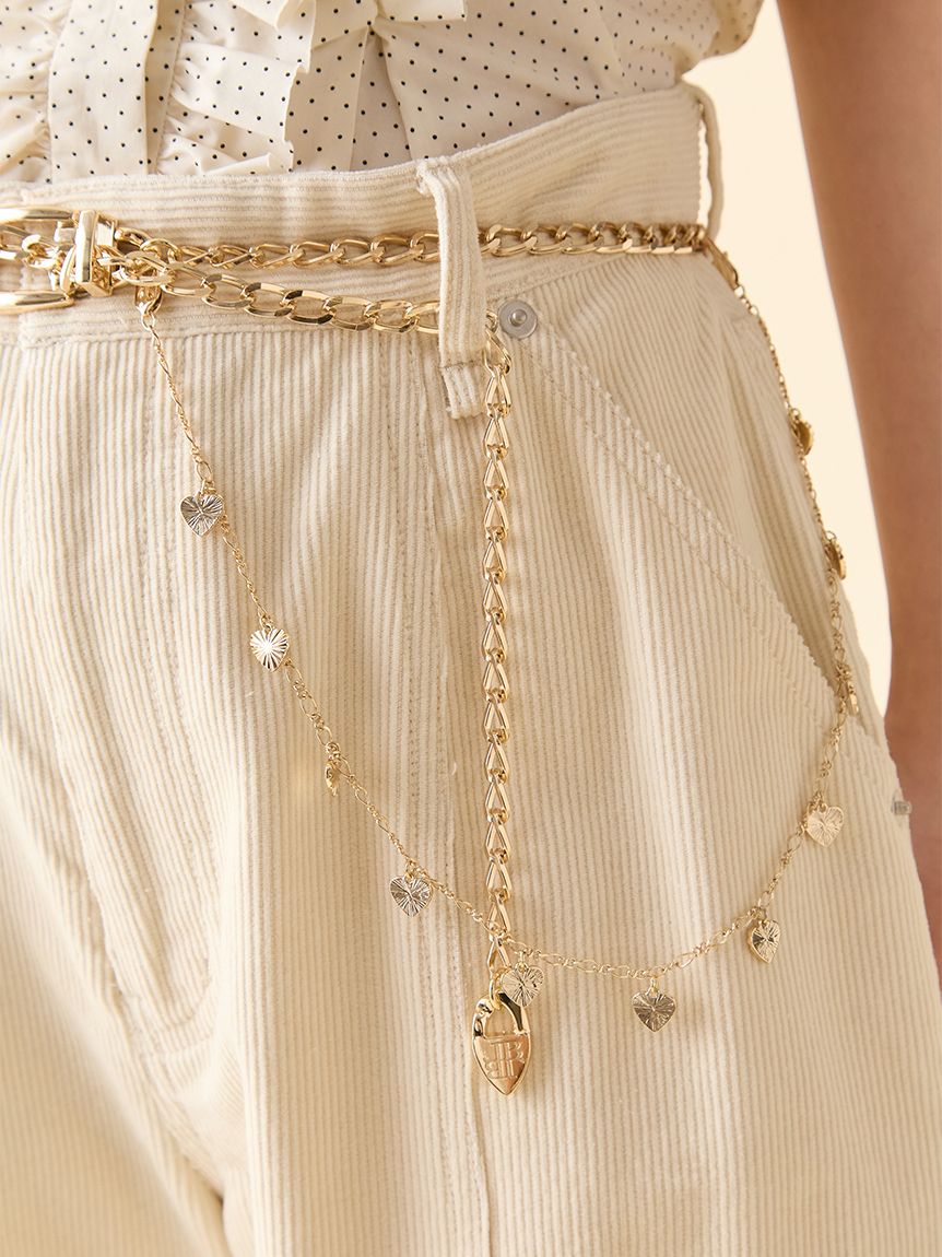 2wayモチーフチェーンベルト(Hearts2Hearts着用)(雑貨)｜ファッション