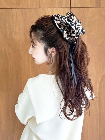 【リリーブラウンlilybrown】ベロアリボン2wayジレ リリーブラウン LILY BROWN ベロアリボン2WAYジレ （CGRY） -靴