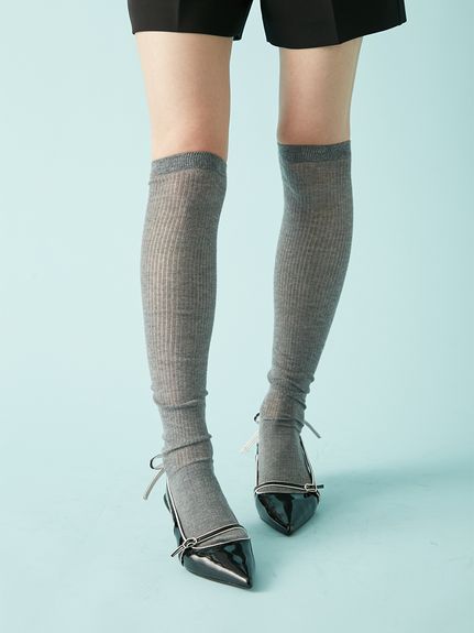 美品　リリーブラウン　クリアコンビサテンミュール　ブラック 美品 リリーブラウン クリアコンビサテンミュール ブラック