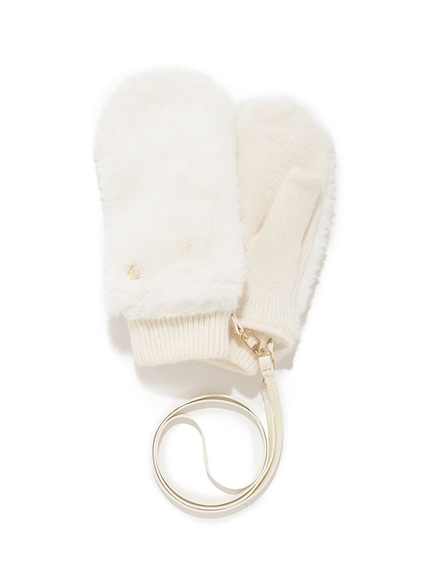 LILY BROWN×MARY QUANT】デイジーモチーフファーミトン(Hearts2Hearts