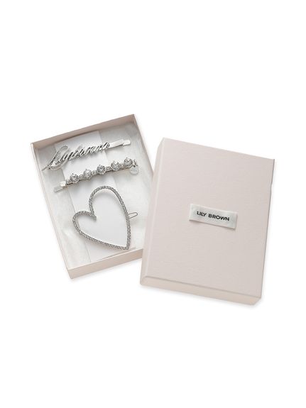 LOVEサインヘアピンセット（BOX入り）(雑貨)｜ファッション雑貨｜LILY