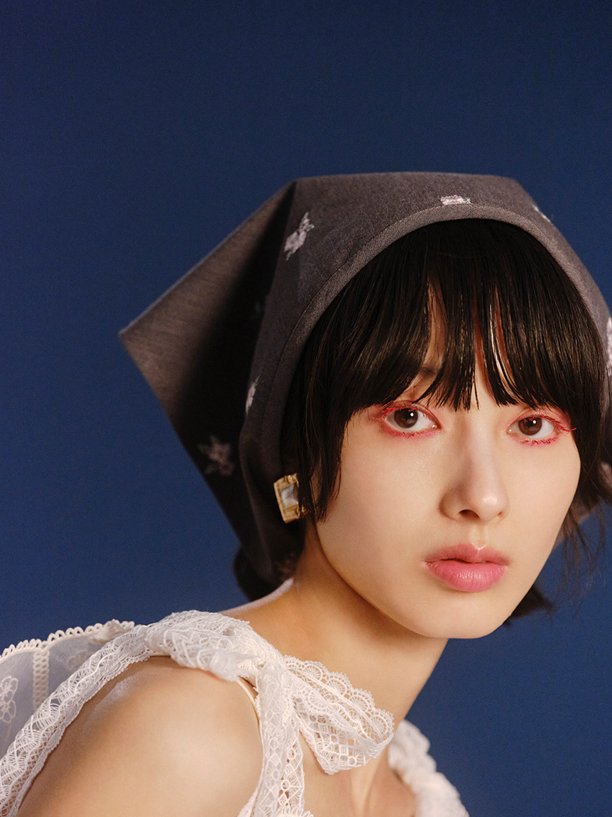 LILY BROWN×KEITA MARUYAMA】エンブロイダリートライアングルスカーフ