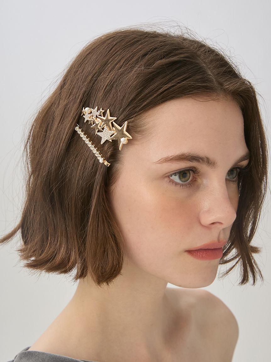 スターモチーフヘアクリップSET(ヘアアクセサリー)｜ACCESSORY｜LILY