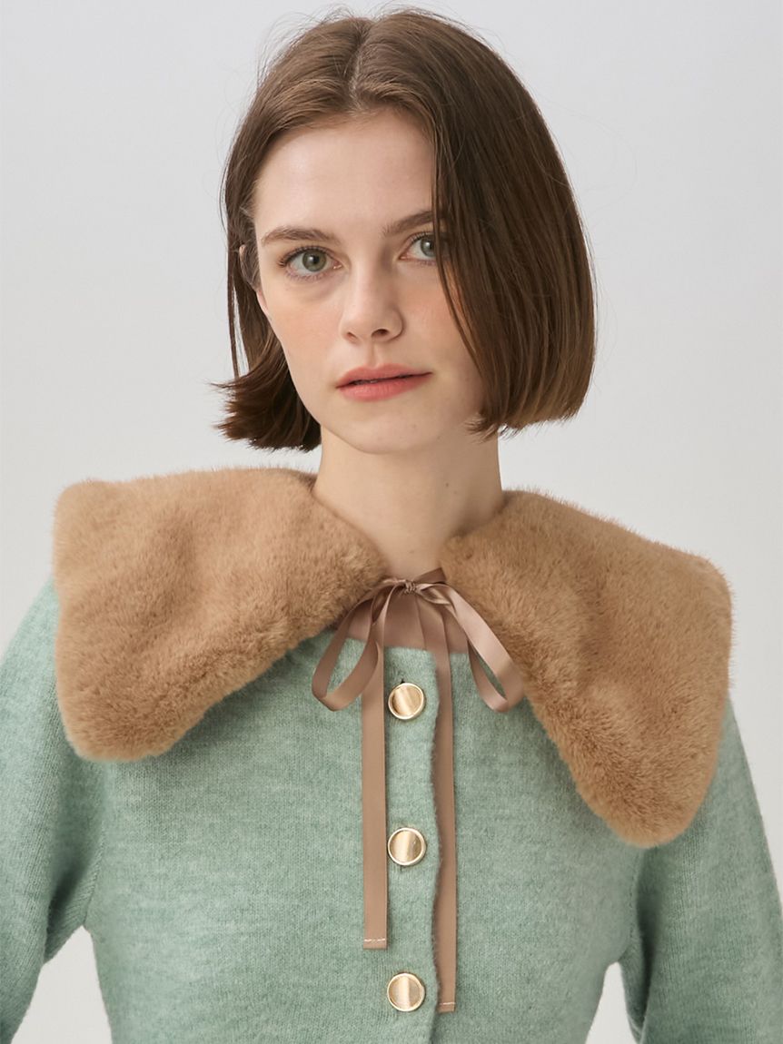 ラウンドカラーファーティペット(ストール・マフラー)｜FASHION GOODS