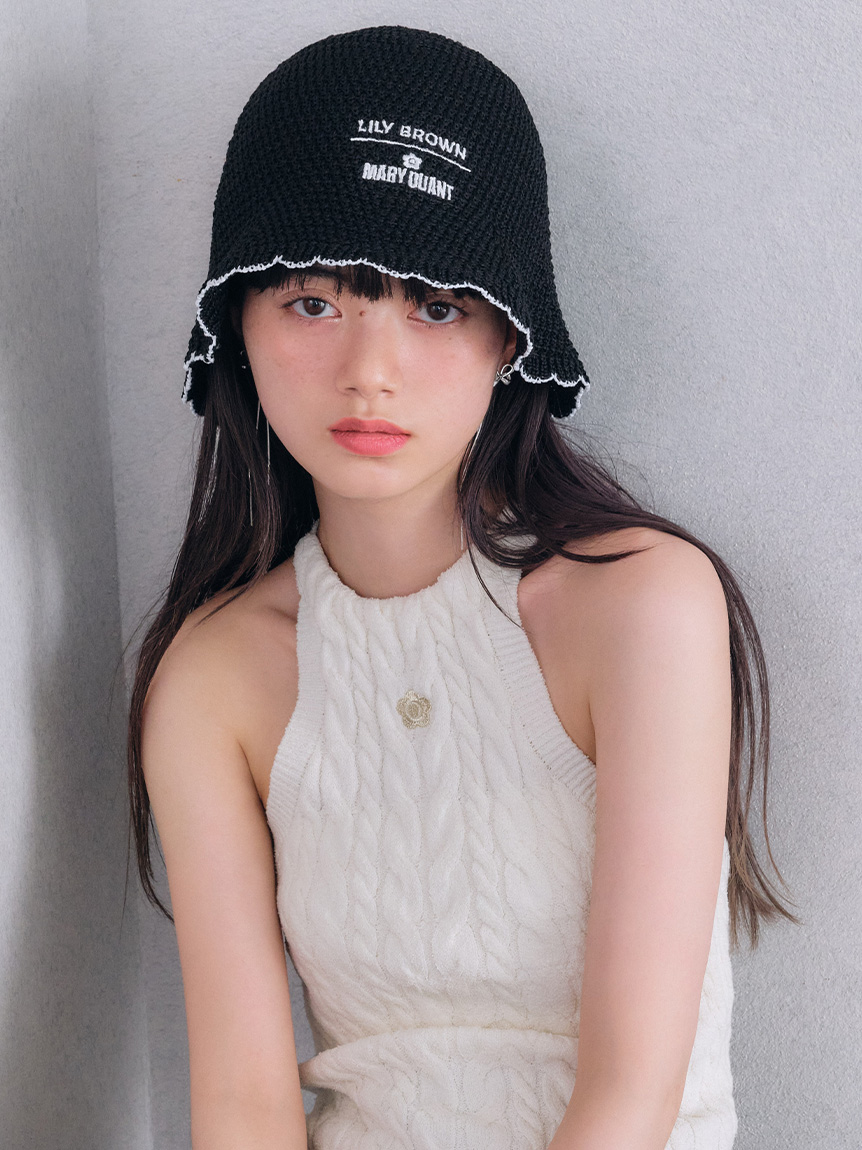 LILY BROWN×MARY QUANT】サマーバケットハット(帽子