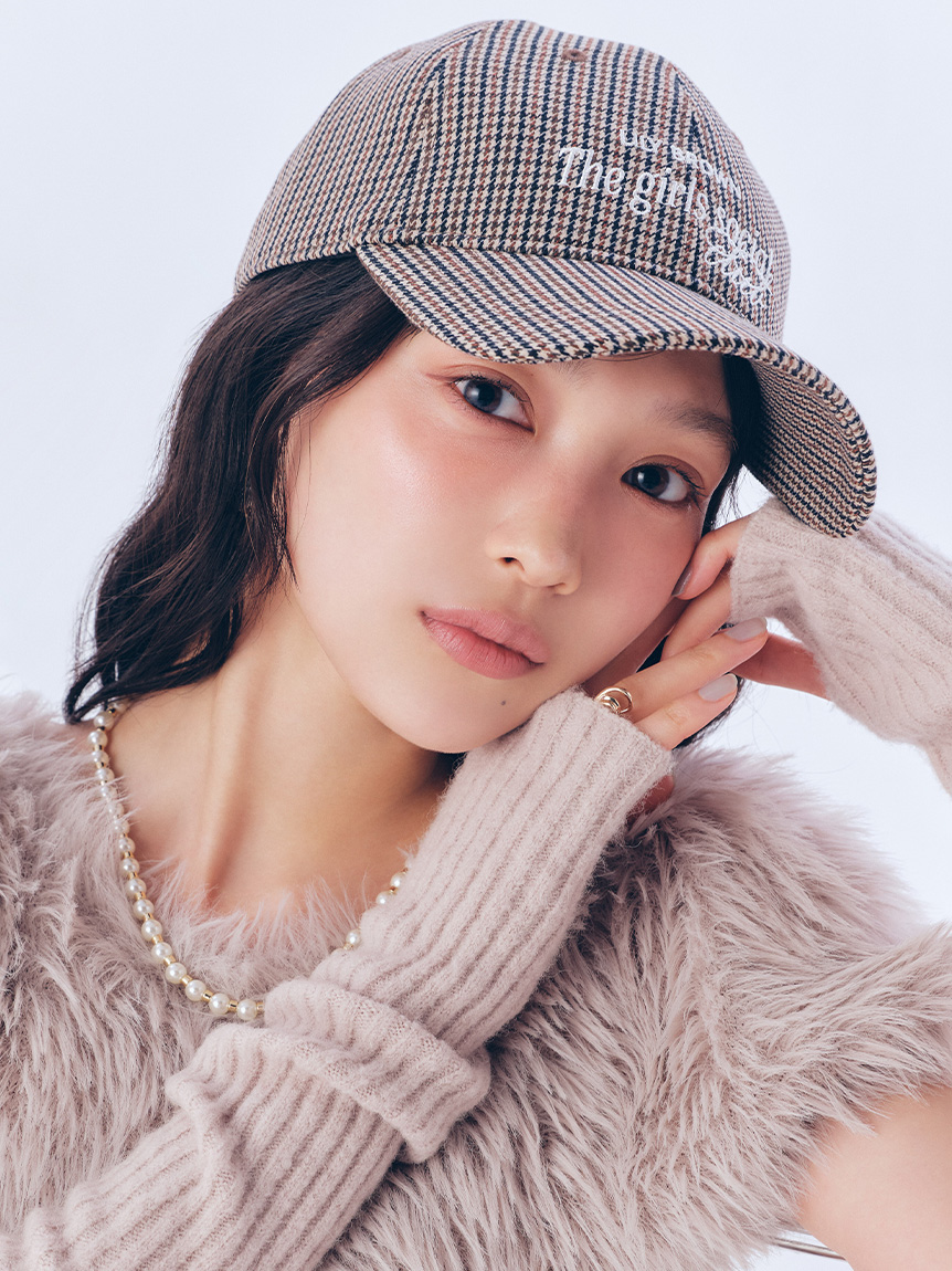 エンブロイダリーロゴキャップ(帽子)｜ファッション雑貨｜LILY BROWN