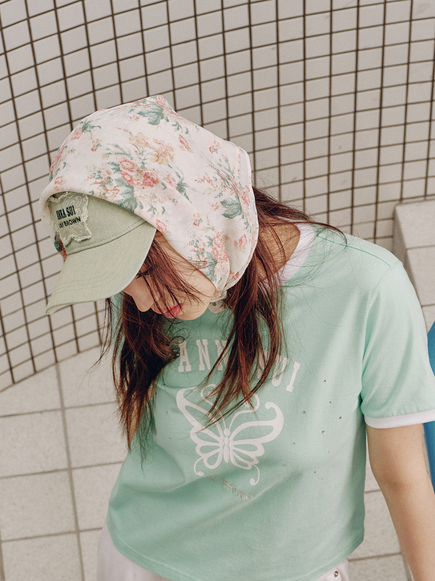 LILY BROWN×ANNA SUI】バタフライモチーフキャップ(帽子