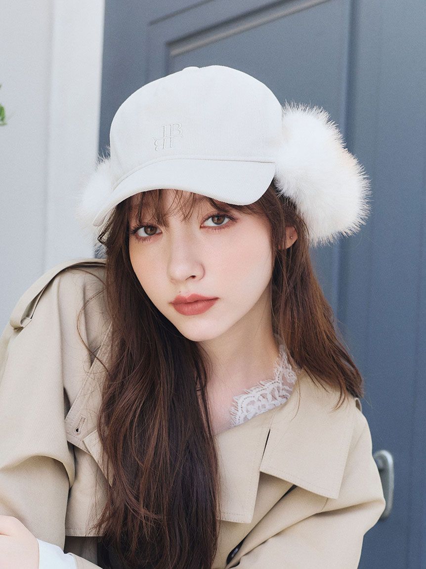 イヤーフラップキャップ(キャップ)｜HAT｜LILY BROWN（リリー ブラウン