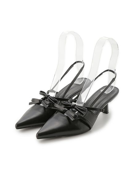 Lily Blown リボンディティールミュール 新品Sサイズ - 靴