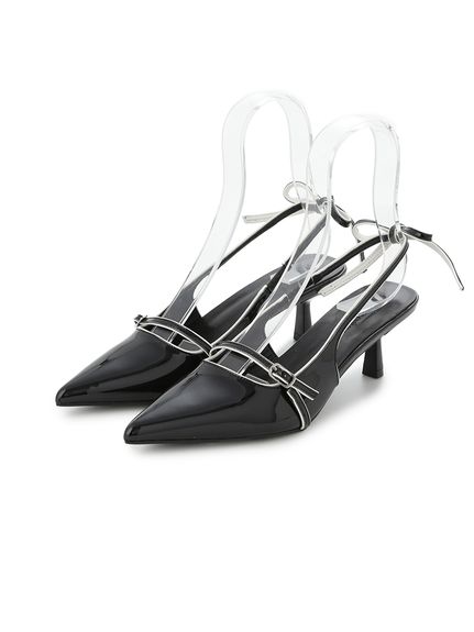 【関税なし】HOBBS ホッブス Lily スリングバック パンプス CHARLES & KEITH｜カットアウト ポインテッドトゥスリングバック