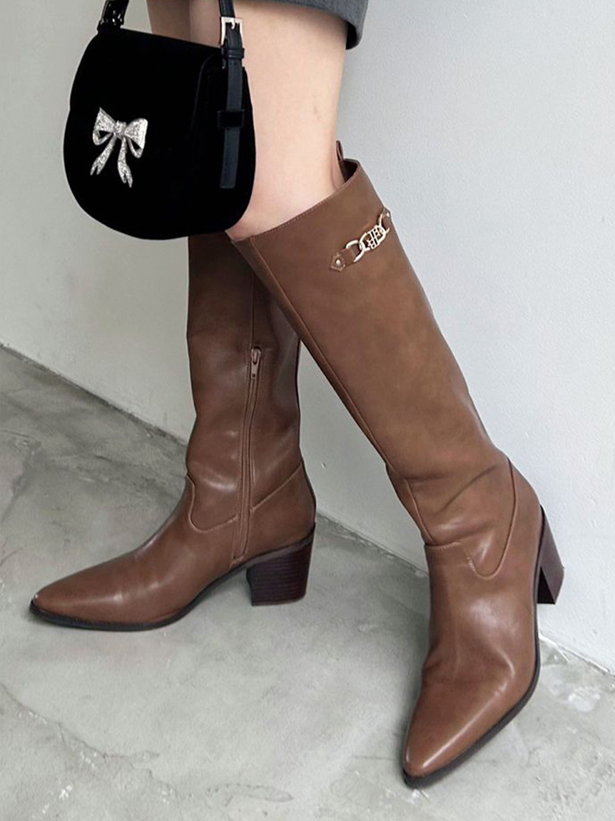 ルイヴィトン■LV■ブラウン■スエード■ロングブーツ■36.5 LBビットフィットロングブーツ(ブーツ)｜シューズ｜LILY BROWN