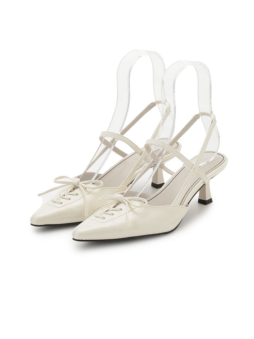 レースアップスリングバッグパンプス(パンプス)｜シューズ｜LILY BROWN