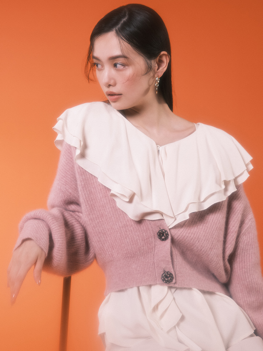 WEB限定カラー】レイヤードニットトップス(ニット)｜トップス｜LILY