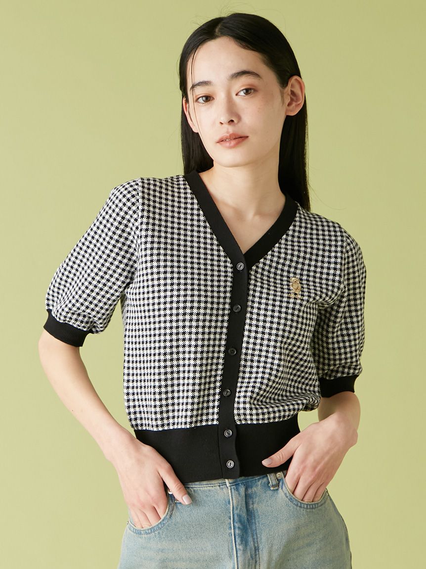 WEB限定カラー】Lily Bearハーフスリーブカーディガン