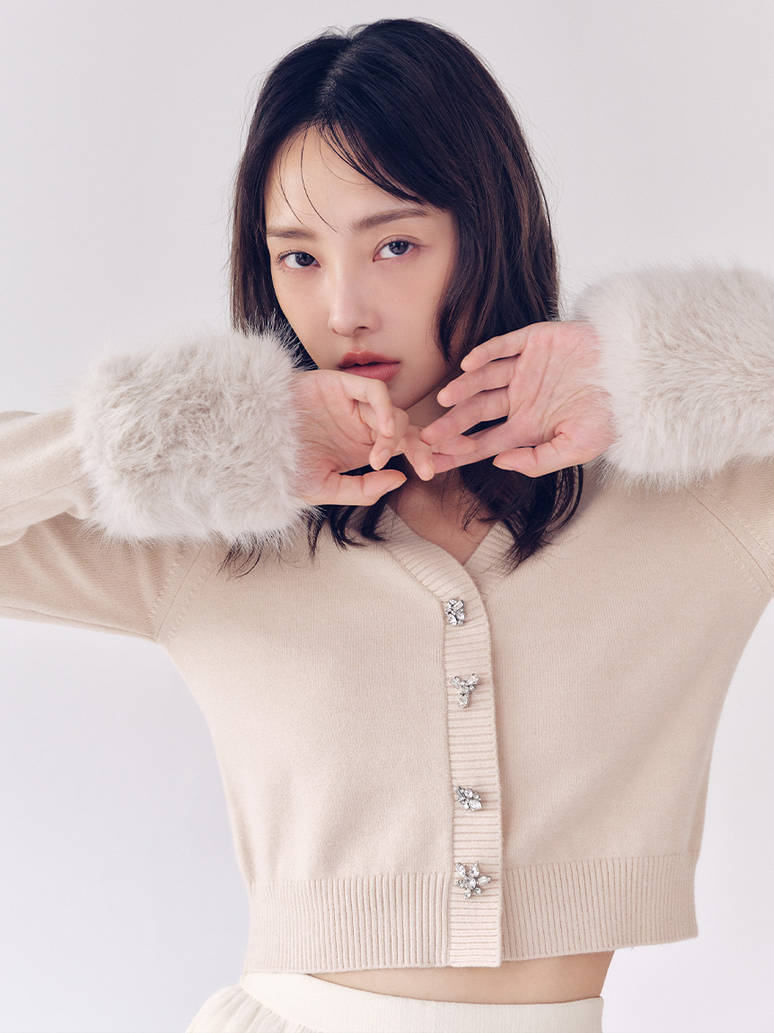 p*☆様 L.B CANDY STOCK ビーズ刺繍ニットカーディガン 楽天市場】【SALE／50%OFF】[L.B CANDY STOCK]フラワービーズ