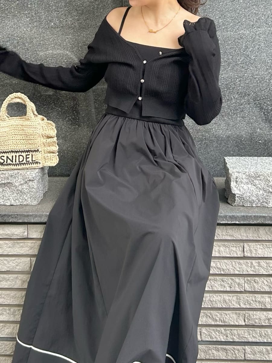 ウォッシャブルVネックニットカーディガン(カーディガン)｜トップス