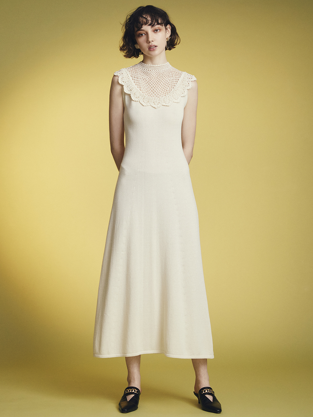 クロシェニットワンピース(--)