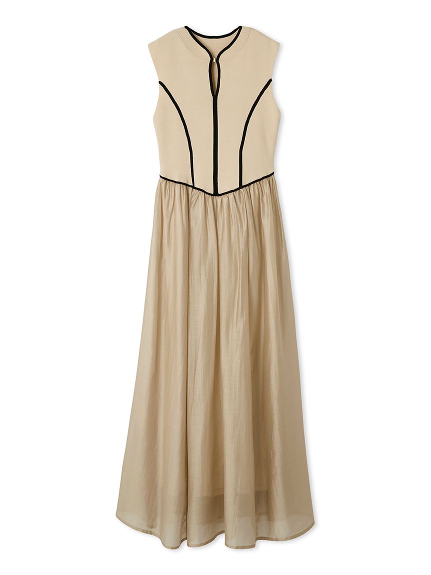 【LILYBROWN】ラインニットドッキングワンピース LILY BROWN ワンピース ラインニットドッキングワンピース