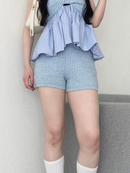 ニットショートパンツ(ショートパンツ)｜パンツ｜LILY BROWN