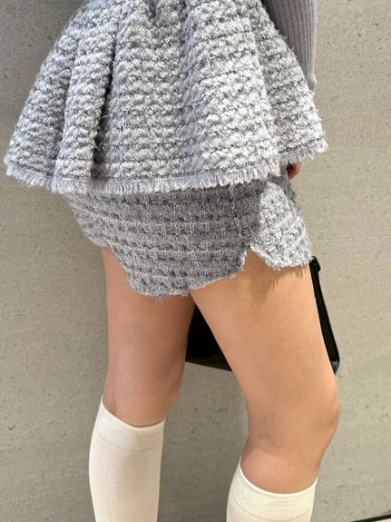 ツイードニットショートパンツ(ショートパンツ)｜パンツ｜LILY