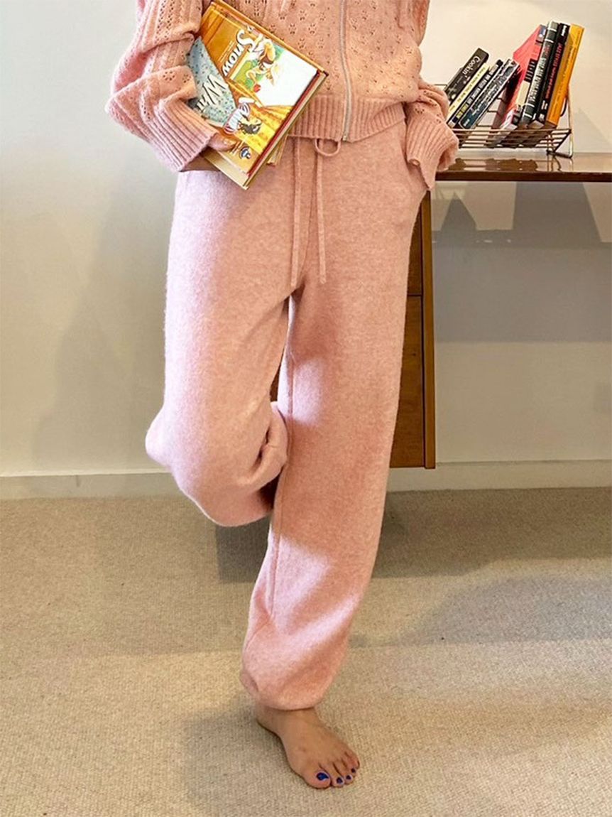 ニットリラックスパンツ(ロングパンツ)｜パンツ｜LILY BROWN（リリー