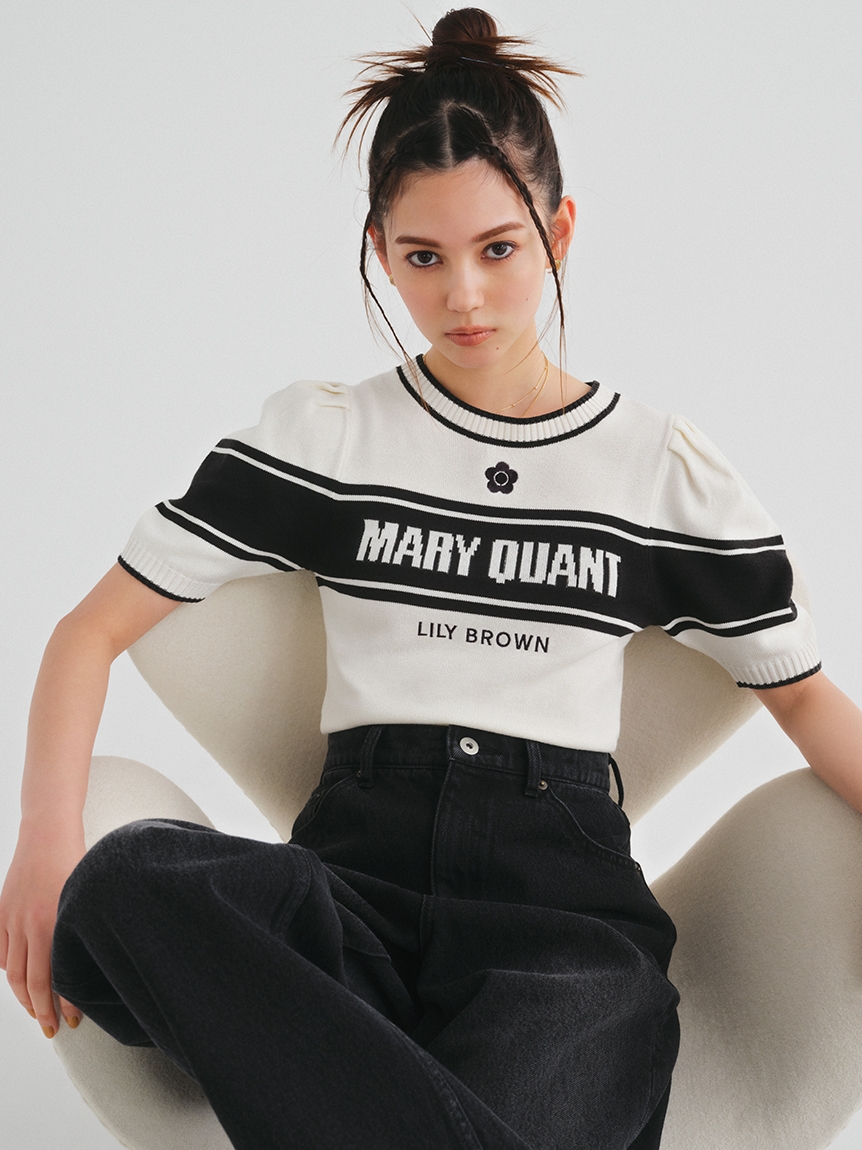 LILY BROWN×MARY QUANT】ニットプルオーバー-