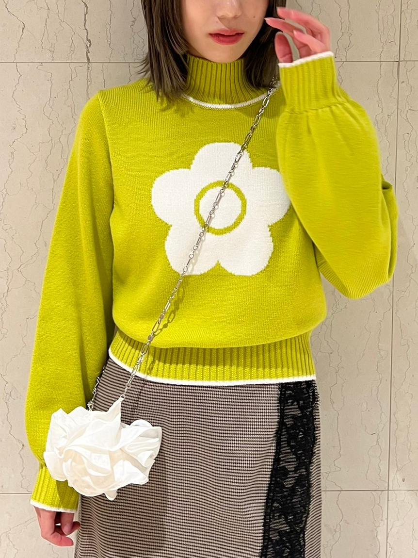 LILY BROWN リブ編み クロップドトップス 明るい黄色 LILY BROWN フリンジクロップドトップス - メルカリ