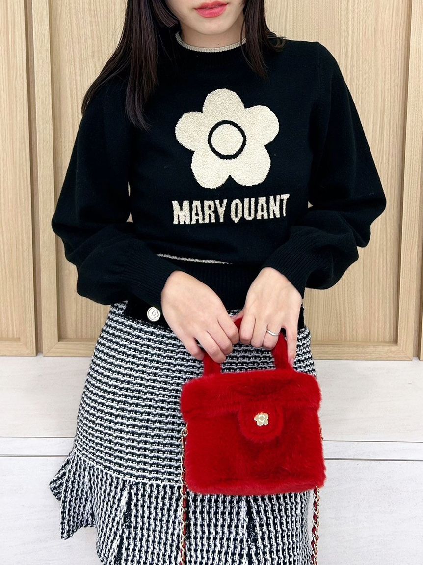「大人気 新入荷 新品」に該当するファッション通販 WEB限定カラー】【LILY QUANT】バリエジャガード BROWN×MARY トップス