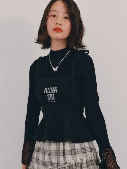 LILY BROWN × ANNA SUI】総柄ボディースーツ(Tシャツ