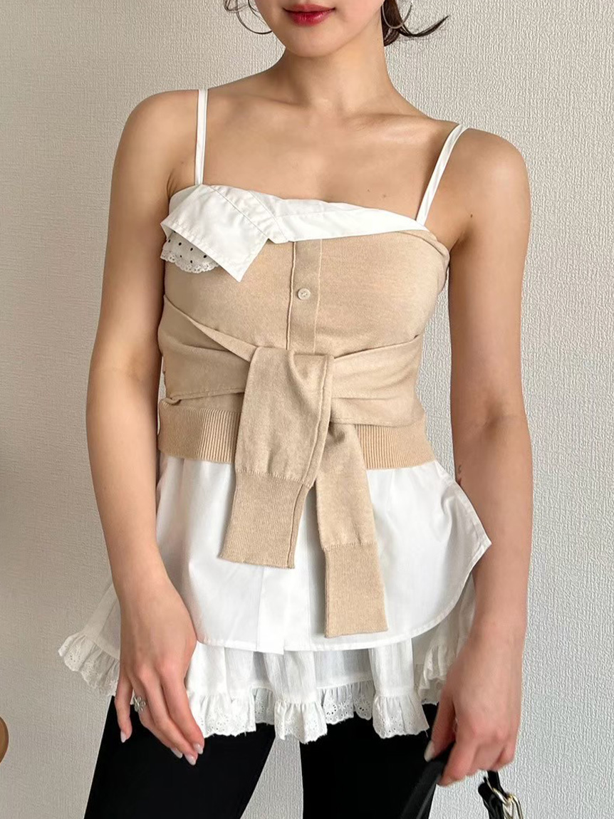 LILY BROWN レイヤードカップイントップス｜タグ付き 新品未使用 LILY BROWN｜レイヤードカップイントップス | Rakuten Fashion
