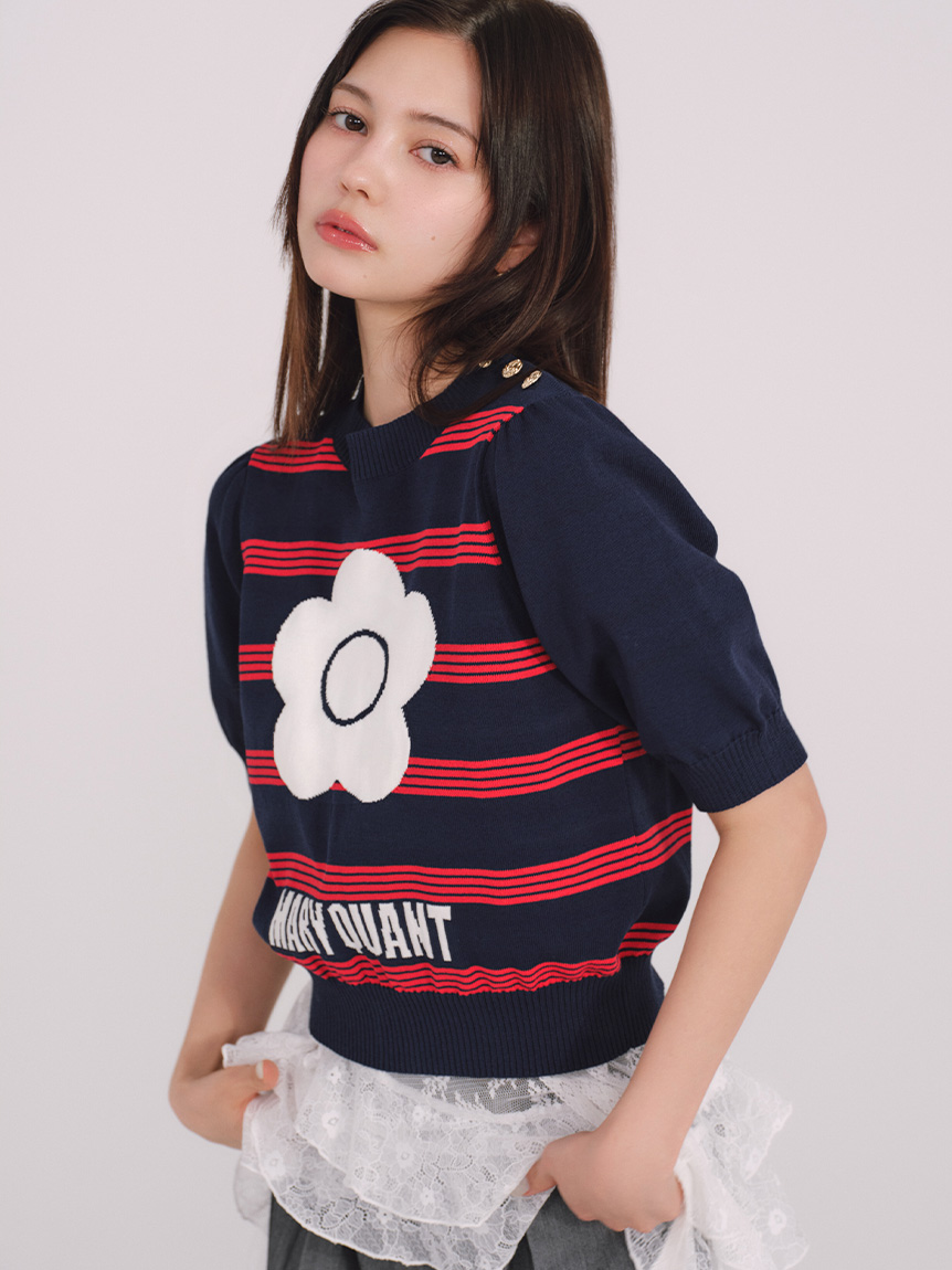 WEB限定カラー】【LILY BROWN×MARY QUANT】ジャガードニット