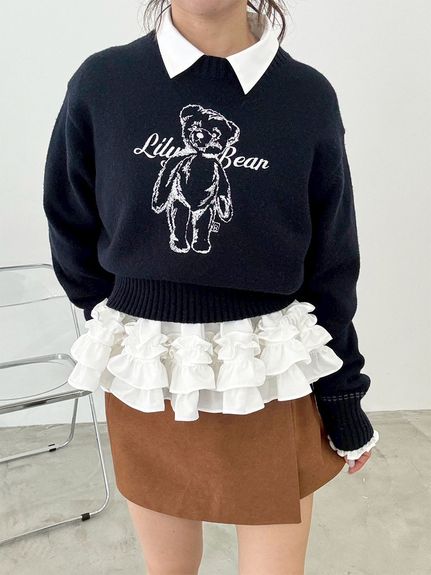 【新品】もふもふトップス☆オフホワイト☆クリスマス☆リリーブラウン 楽天市場】【SALE30%OFF】【即納】 リリーブラウン LILY BROWN