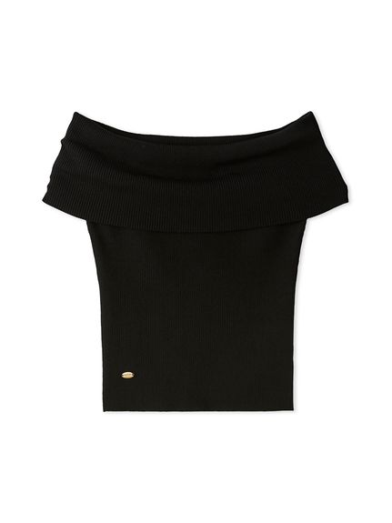 lily brown ロゴ付きラメトップス ラメジャガードロゴニットトップス(ニット)｜トップス｜LILY