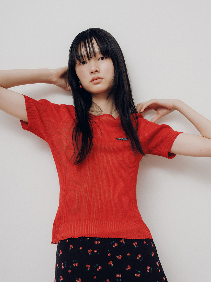 リリーブラウン トップス LILY BROWN×MARY QUANT】カットトップス | リリーブラウン(LILY BROWN