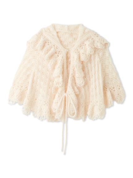 クロシェケープニット(ニット・セーター)｜TOPS｜LILY BROWN（リリー
