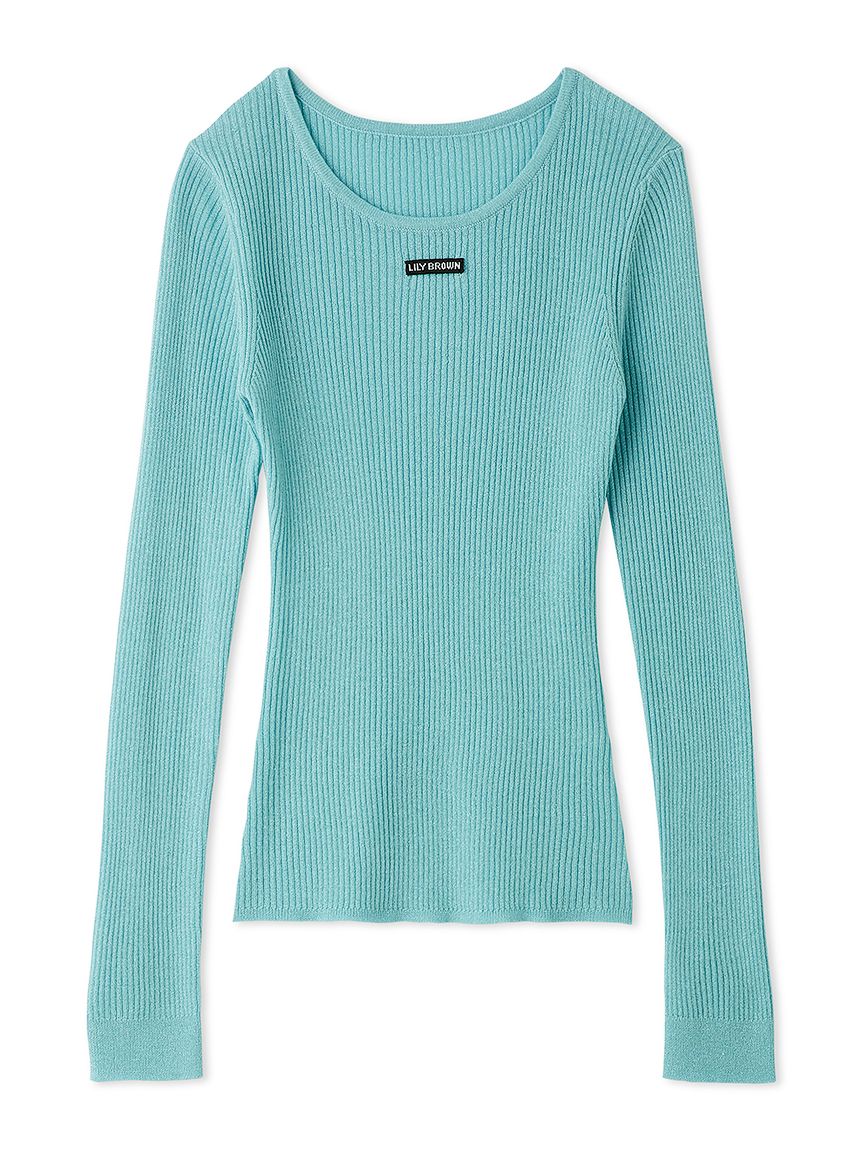 セミシアーラメニットトップス(ニット・セーター)｜TOPS｜LILY BROWN