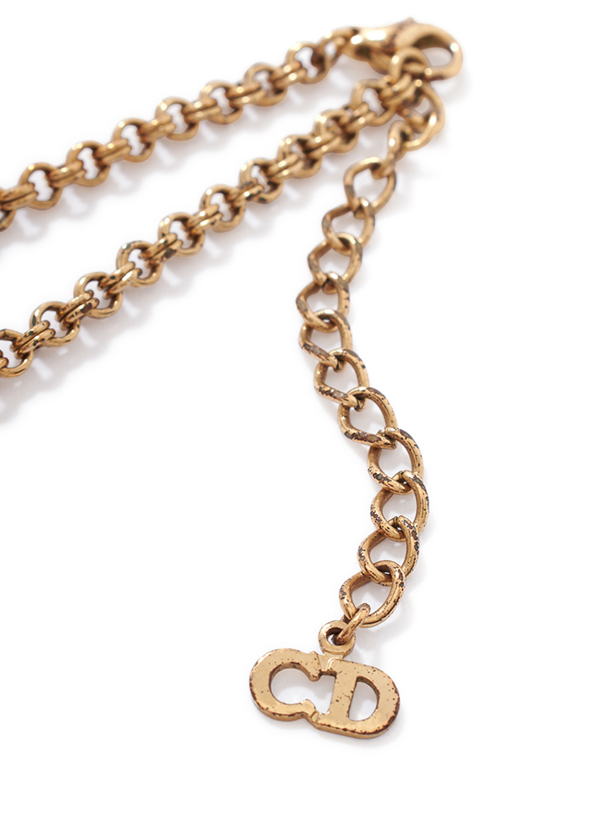 Christian Dior CDロゴネックレス(ヴィンテージアクセサリー