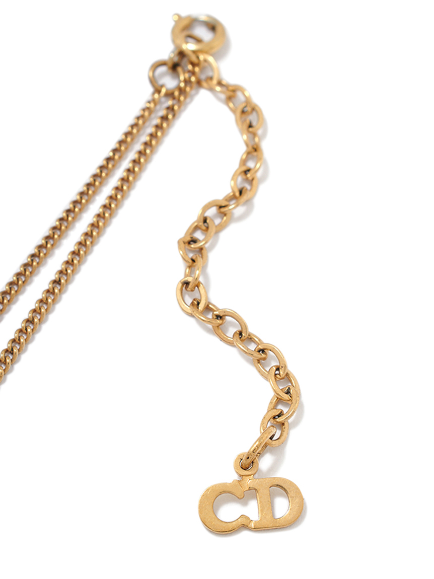 Christian Dior CDロゴネックレス(ヴィンテージアクセサリー