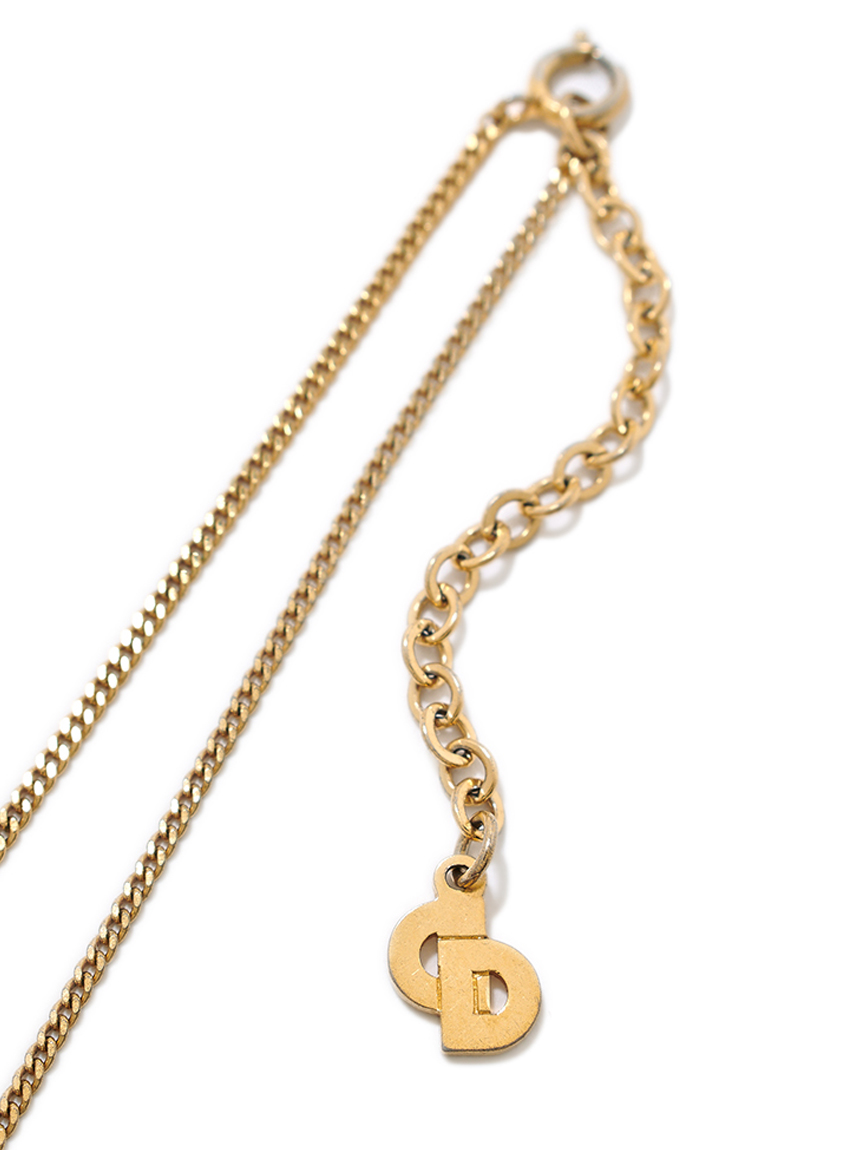 Christian Dior CDロゴネックレス(ヴィンテージアクセサリー
