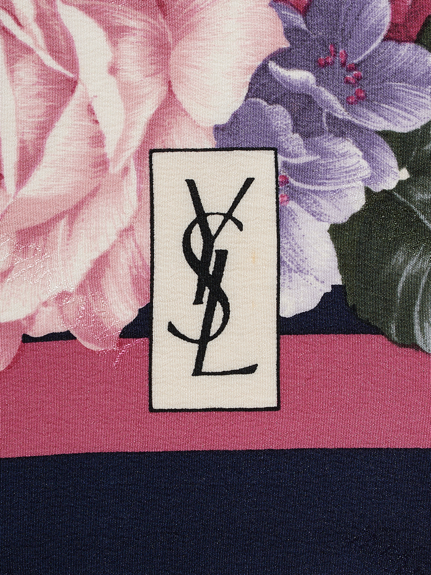 YSL シルクスカーフ(ヴィンテージ革小物・グッズ)｜ヴィンテージ
