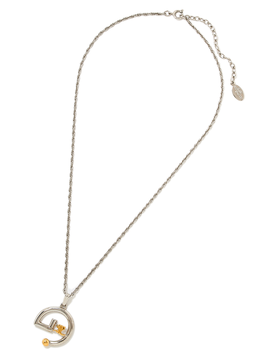 Courreges ロゴネックレス(ヴィンテージアクセサリー