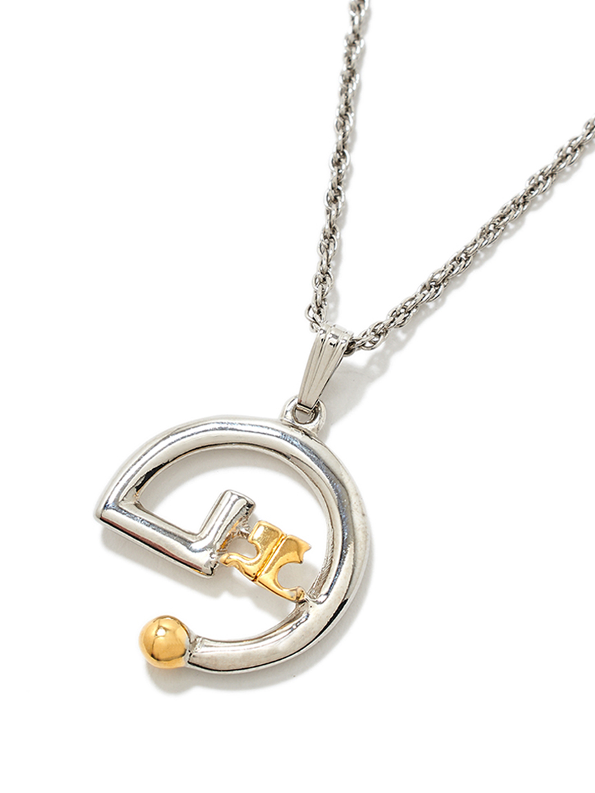 Courreges ロゴネックレス(ヴィンテージアクセサリー