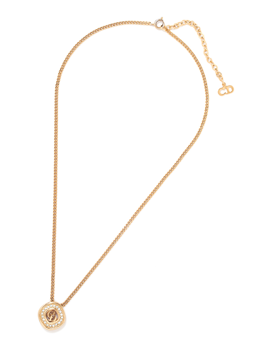 Christian Dior CDロゴネックレス(ヴィンテージアクセサリー