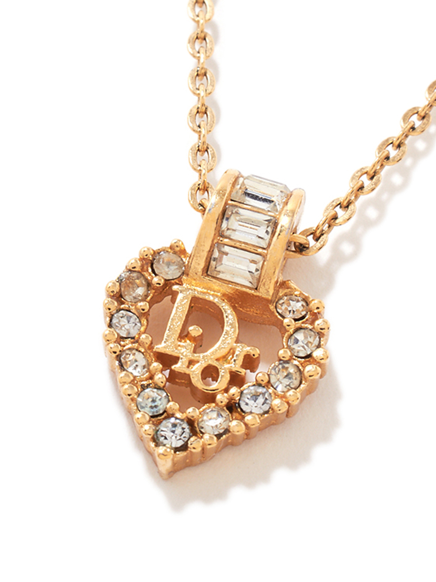 Christian Dior ロゴネックレス(ヴィンテージアクセサリー