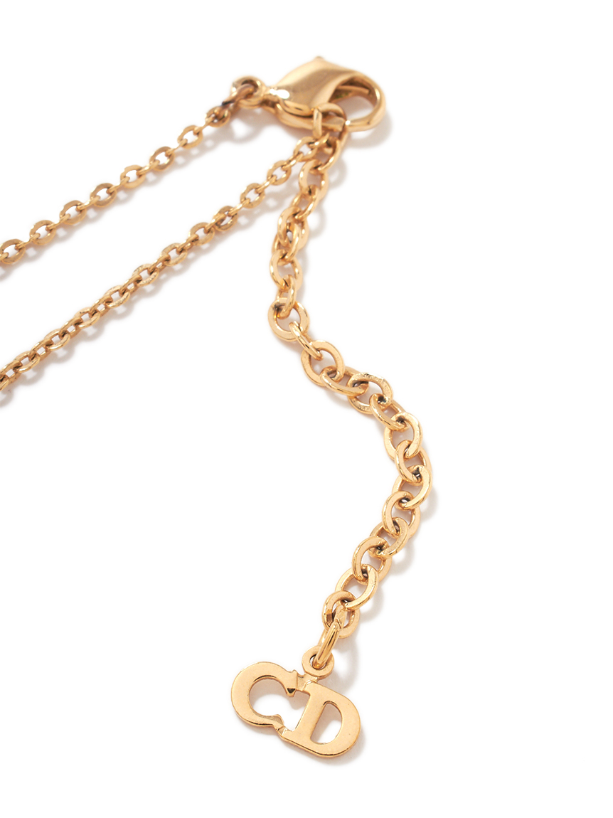 Christian Dior ロゴネックレス(ヴィンテージアクセサリー