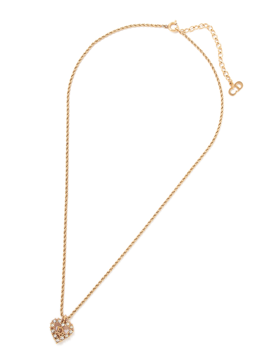 Christian Dior ディオール　ネックレス　ロゴ　45cm Christian Dior ロゴネックレス(ヴィンテージアクセサリー