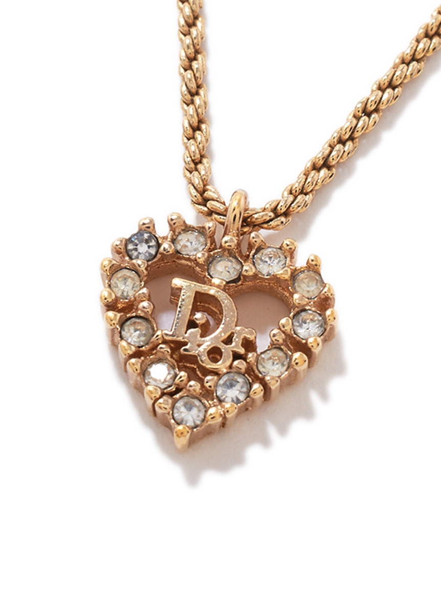 Christian Dior ロゴネックレス(ヴィンテージアクセサリー