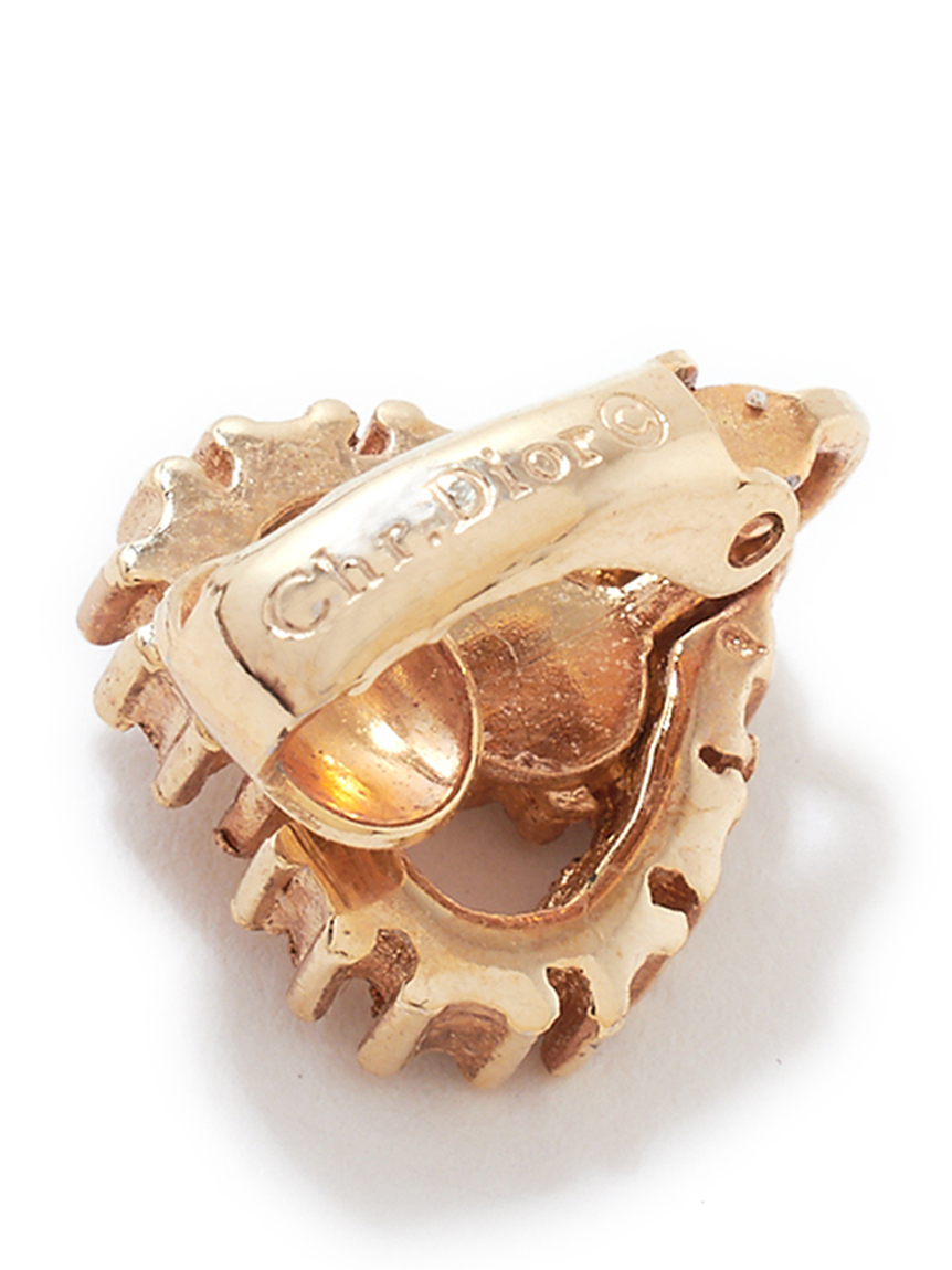 Christian Dior ロゴイヤリング(ヴィンテージアクセサリー
