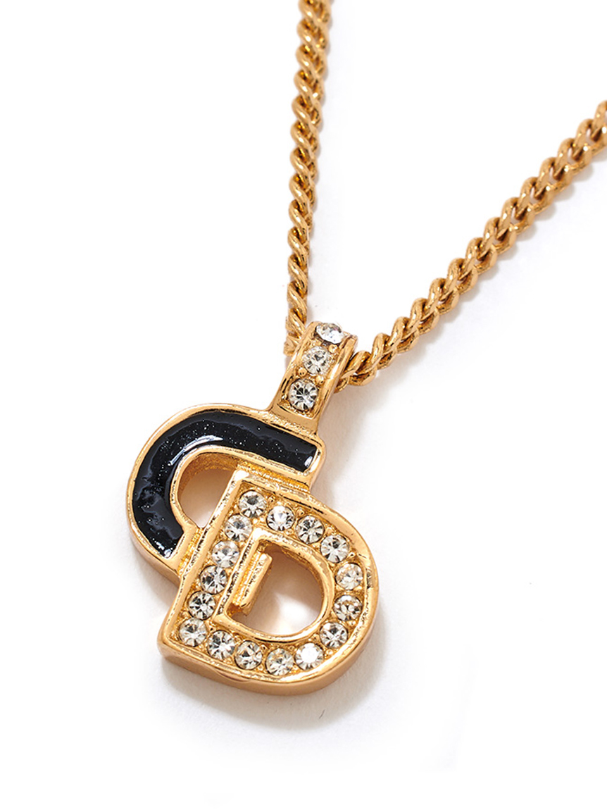 Christian Dior CDロゴネックレス(ヴィンテージアクセサリー