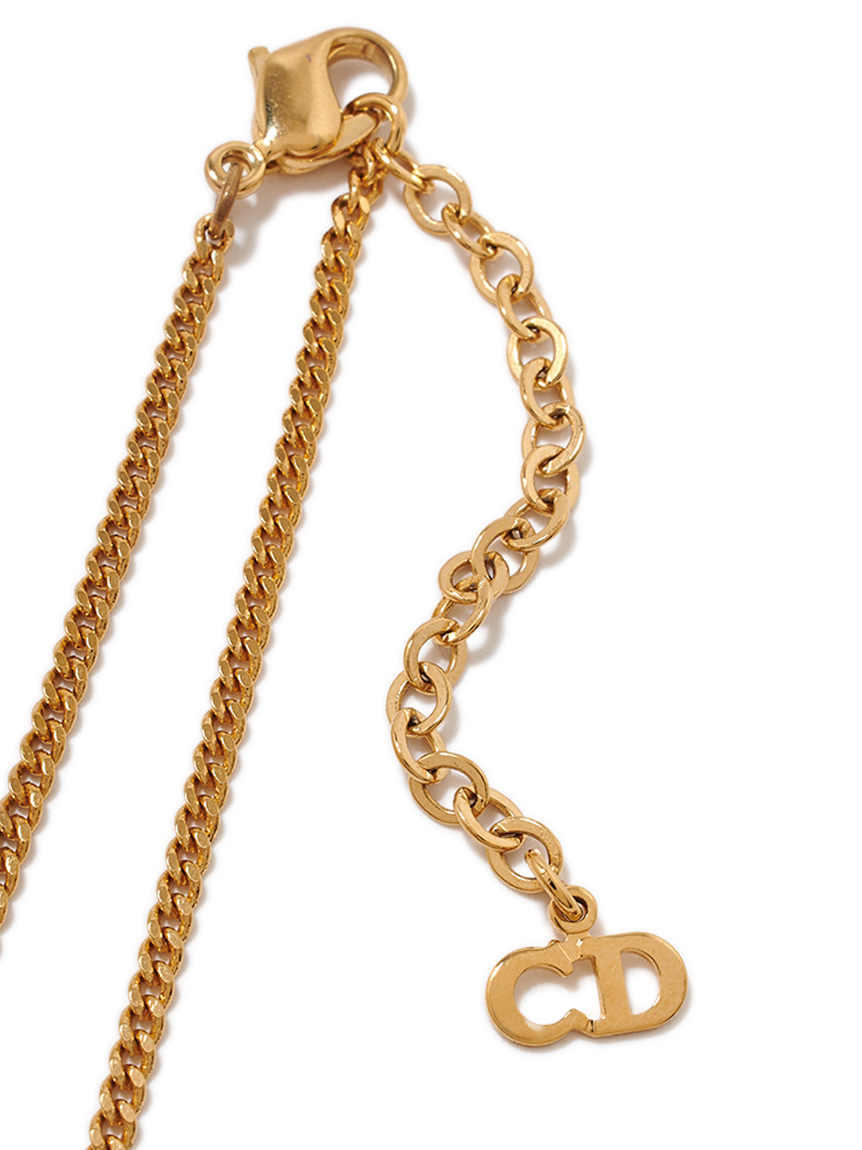 Christian Dior CDロゴネックレス(ヴィンテージアクセサリー